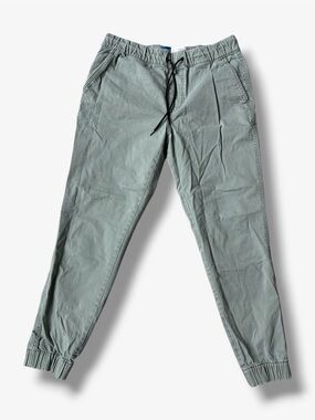 Old Navy Modern Jogger Built-In Flex Pants Sage Green Drawstring Mens M